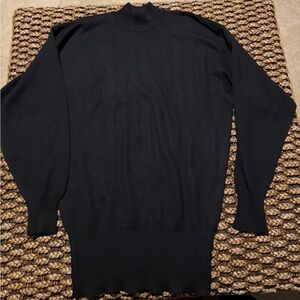 Vtg Burberry Mock Turtleneck Merino Wool Sweater Made in Scotland (19)